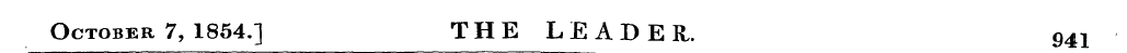 October 7, 1854.] THE LEADER. 941