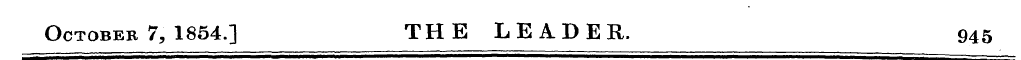 October 7, 1854.] THE LEADER. 945