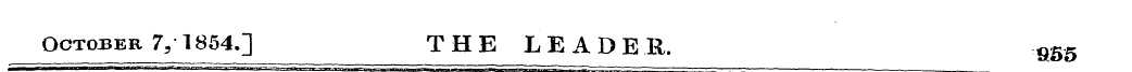 October 7, 1854.] THE LEADER. QS5