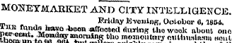 MONEYMARKET AND CITY INTELLIGENCE. F-rid...