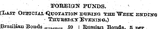 SFOREIGW FUNDS. (Last Otmci&L Quotation ...