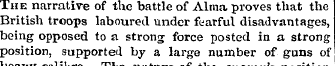 The narrative of the battle of Alma prov...