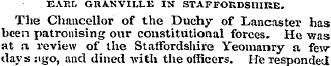 EARL GRA.NVILLE IN STAFFORDSHIRE. The Ch...