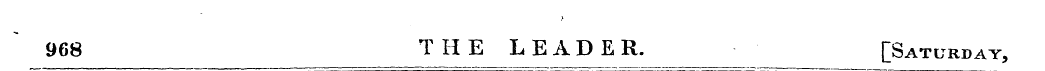968 THE LEADER. [Saturday,