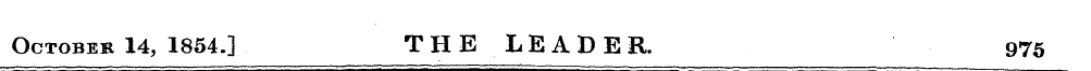 October 14, 1854.] THE LEADER. 975