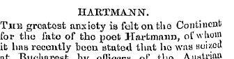 HARTMANN". Tina greatest anxiety is felt...