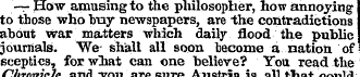 —r How amusing to the philosopher, how a...
