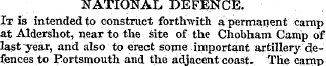 NATIONAL DEFENCE. It is intended to cons...