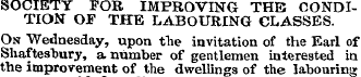 SOCIETY FOR IMPROVING THE CONDITION OF T...