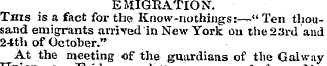 E MIGRATION. This is a fact for the Know...
