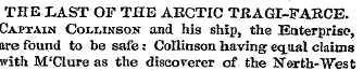THE LAST OF THE ARCTIC TRAGI-FARCE. Capt...