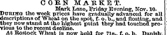 COKN MAEKET. Blark. Lane, Friday Evoning...