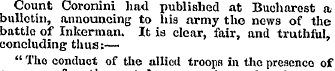 Count Coronini had published at Buchares...