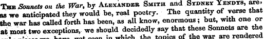 to Sonnets on the War, by Alexandbb Smit...