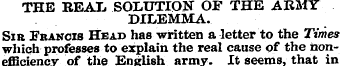 THE REAL SOLUTION OF THE ARMY DILEMMA. S...