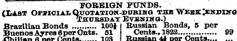 FOBEIGN FUNDS. (LAST OFBICIAIi QyOTATION...