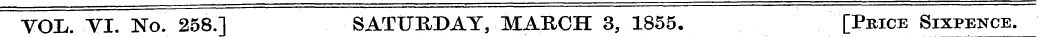 VOL.. VI. No. 258.1 SATURDAY, MARCH 3, 1...