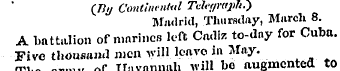 (By Confincntul Tclet/rayft.) Madrid, Th...