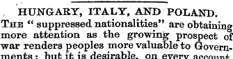 HUNGARY, ITALY, AND POLAND. The "suppres...