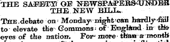 THE SAEBTXF OE NEWSPAIPEBS'SUNvDEB THE N...
