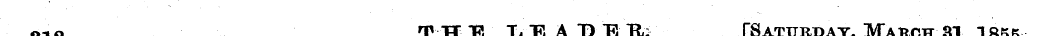 3^2 THE LEADED [Saturday, March 31, 1855...