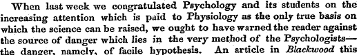 "When last week we congratulated Psychol...