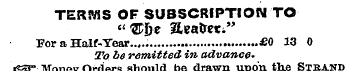 TERMS OF SUBSCRIPTION TO <"©jje Seated" ...