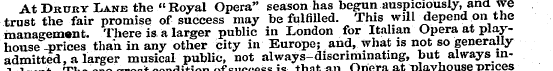 At Drury Lane the "Royal Opera" season h...