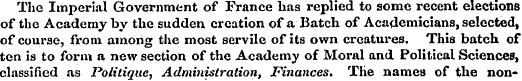 The Imperial Government of France has re...