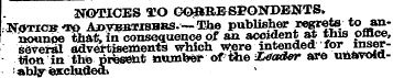NOTICES TO GQBRESEONDENTS,. ;NOTiCBfrq A...