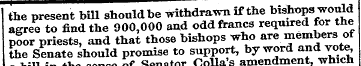 the present bill should be withdrawn if ...