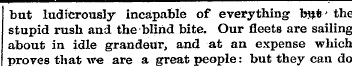 but ludicrously incapable of everything ...
