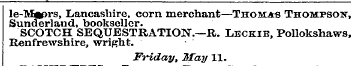 le-M*prs, Lancashire, corn merchant—Thom...