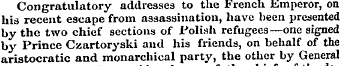 Congratulatory addresses to the French E...