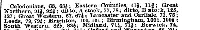 Caledonians, 63, 63i; Eastern Counties. ...