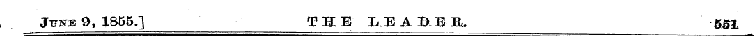 June 9, 1855.] THE LEABJR. 5$%