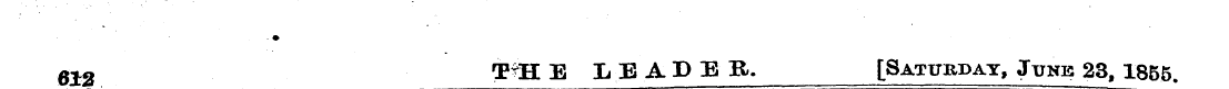¦ • 613 TtK E LEADER. [Saturday, June 23...