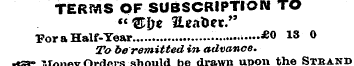 TERMS OF SUBSCRIPTION TO ¦"#&« SLeafcet....