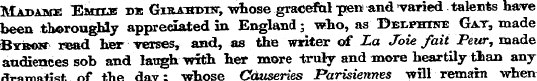 Madame Emujs dk GutATtDTsr, -whose grace...