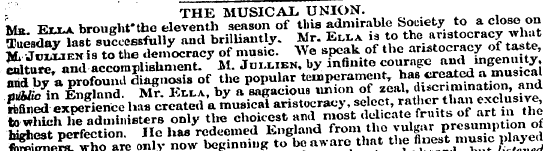 : THE MUSIC AX. UNION. M« Eixa brought*t...