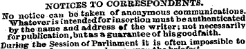 NOTICES TO CORRESPONDENTS. tvto nntioe c...