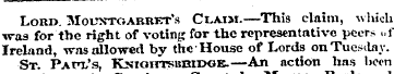 Lord. Mouxtgabrkt's Claim.—This claim, w...