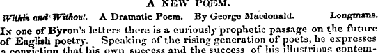 A JSEW PQEM. Within and Without. A Drama...