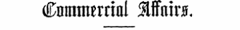 Cnmmerrial affair*.