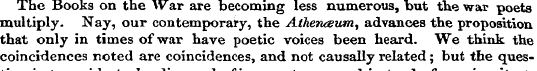 The Books on the War are becoming less n...