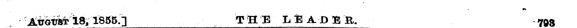 iL^^T 18, 1855] THE LllADfR, 793