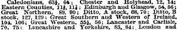 Caledonians, 63J, 6*; Chester and Holyhe...