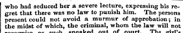 who had seduced her a severe lecture, ex...