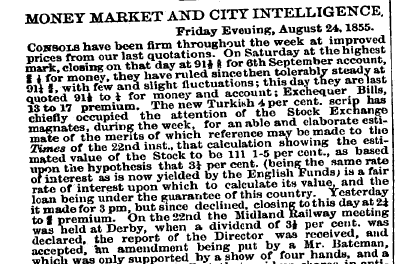 MONEY MARKET AND CITY INTELLIGENCE. Frid...