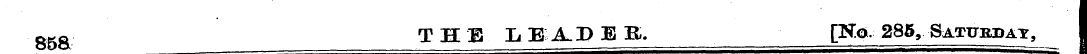 858 THE Ii E IDEE. [Ko. 285, Saturday, ^...